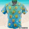 SpongeBob Pattern SpongeBob SquarePants Button Up Hawaiian Shirt Hawaaian Shirts Hawaaian Shirts