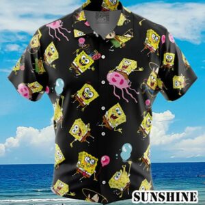 Spongebob Mood Spongebob Squarepants Button Up Hawaiian Shirt Aloha Shirt Aloha Shirt