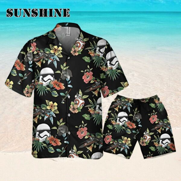Star Wars Stormtrooper Kylo Ren BB 8 Vintage Floral Hawaii Shirt Hawaaian Shirt Hawaaian Shirt