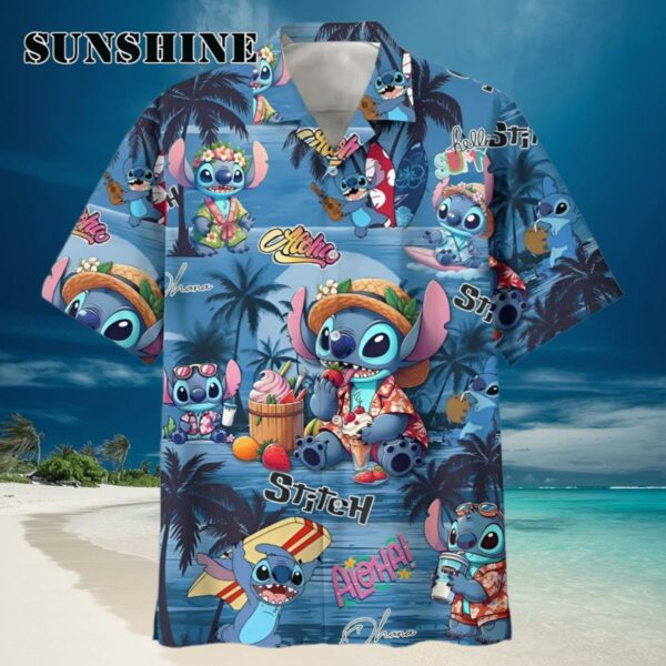 Stitch The Movie Aloha Summer Hawaiian Shirt Hawaiian Hawaiian