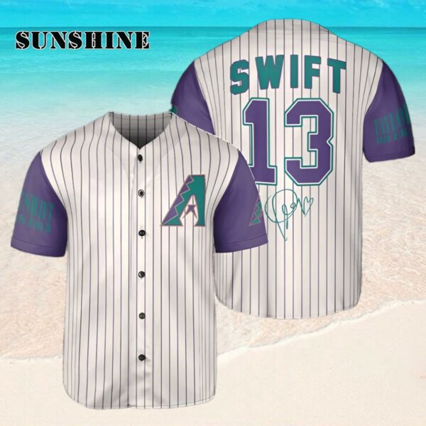Taylor Swift Arizona Diamondbacks Baseball Jersey Taylor Swift Official Merch Hawaaian Shirt Hawaaian Shirt
