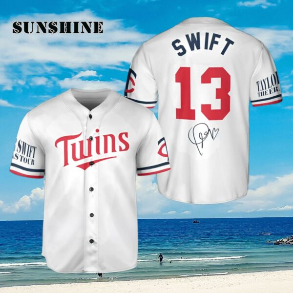 Taylor Swift Minnesota Twins Signature Baseball Jersey Taylor Swift Super Bowl Merch Aloha Shirt Aloha Shirt