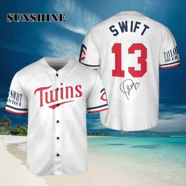 Taylor Swift Minnesota Twins Signature Baseball Jersey Taylor Swift Super Bowl Merch Hawaiian Hawaiian