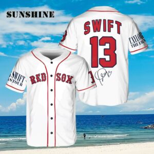 Taylor Swift Red Sox Signature Baseball Jersey Taylor Swift Red Merch Aloha Shirt Aloha Shirt