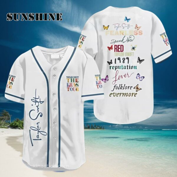 Taylor Swift The Eras Tour All Albums Baseball Jersey Taylor Swift Era Merch Hawaiian Hawaiian