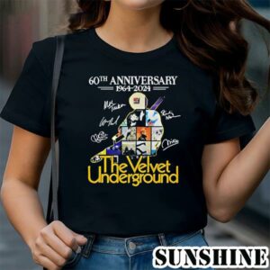 The Velvet Underground Fan 60th Anniversary Thank You For The Memories 1964 2024 Shirt 1 TShirt
