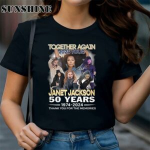 Together Again 2024 Tour Janet Jackson 50 Years 1974 2024 Thank You For The Memories T Shirt 1 TShirt