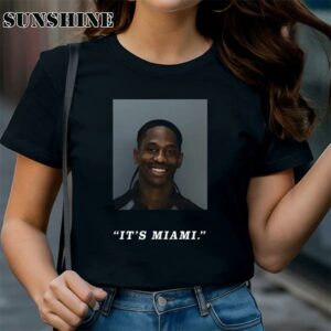 Travis Scott Sells Mugshot Its Miami Shirt 1 TShirt