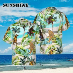Tropical Bigfoot Summer Hawaiian Shirt Aloha Shirt Aloha Shirt
