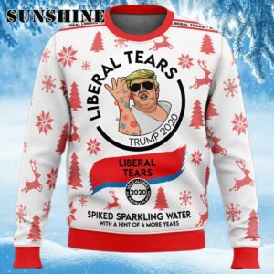 Trump Liberal Tears Premium Ugly Christmas Sweater Sweater Ugly