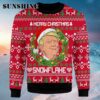 Trump Snowflake Ugly Christmas Sweater Merry Christmas Ugly Sweater