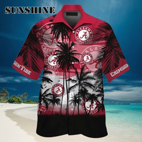 Vintage Aloha NCAA Alabama Crimson Tide Hawaiian Shirt Summer Beach Gift Hawaiian Hawaiian