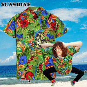 Weird Al Hawaiian Button Up Shirt Aloha Shirt Aloha Shirt