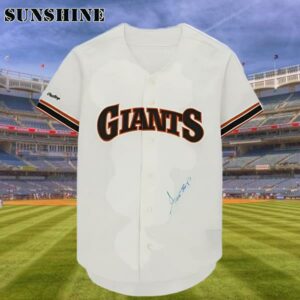 Willie Mays San Francisco Giants Autographed White Jersey