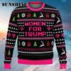 Women For Trump Ugly Christmas Knit Sweater Ugly Sweater