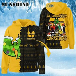 Wu Tang 36 Chambers Of Christmas Personalized 3D Hoodie Sweater Ugly