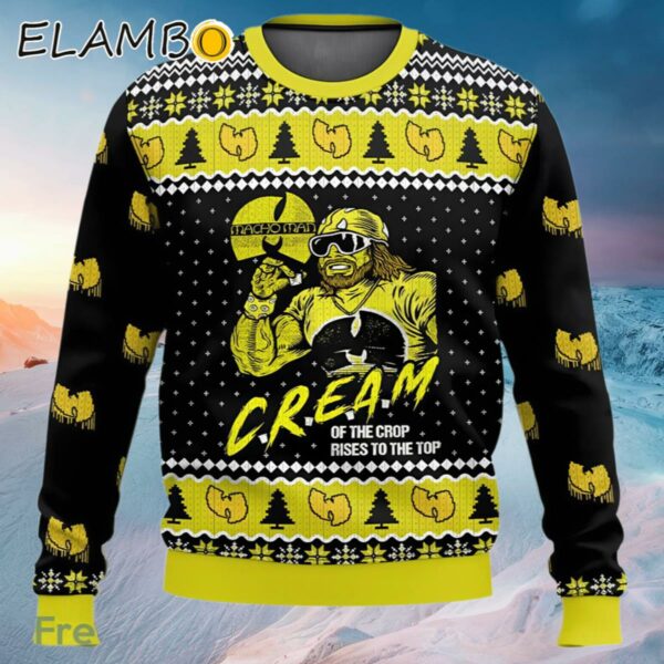 Wu Tang Clan Macho Man Cream Of The Crop Rises To The Top Ugly Christmas Sweater Ugly Sweater