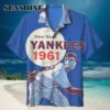 Yankees Hawaiian Shirt Reverse Retro 1961 New York Yankees Gift Hawaiian Hawaiian 1