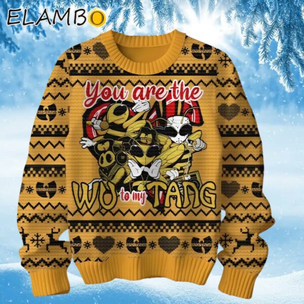 You Are The Wu To My Tang Wu Tang Clan Valentine Ugly Christmas Sweater Sweater Ugly