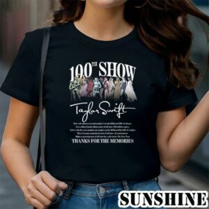 100th Show Taylor Swift Thanks For The Memories T-Shirt