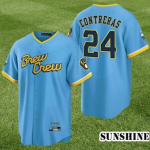 2024 Brewers William Contreras City Connect Jersey Giveaway 1 1
