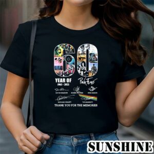 60 Years Of 1965 2025 Pink Floyd Thank You For The Memories T shirt 1 TShirt