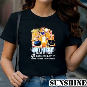 Andy Murray 19 Years Of 2005 2024 Thank You For The Memories Shirt 1 TShirt