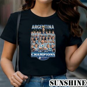 Argentina 2024 Champions Copa America USA 2024 T Shirt 1 TShirt