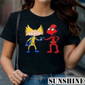 Arnold and Gerald as Wolverine and Deadpool shirt 1 TShirt