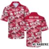 Boston Red Sox Hawaiian Shirt Red Sox Gift For Beach Lovers Hawaaian Shirt Hawaaian Shirt 1