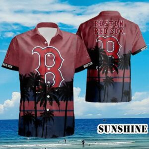 Boston Red Sox Pattern Hawaiian Shirt Aloha Shirt Aloha Shirt 1