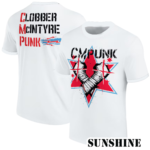 CM Punk Clobber McIntyre Punk Ringer Shirt