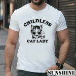 Childless Cat Lady Shirt Kamala Harris 2024 Tee 1 TShirt