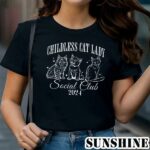 Childless Cat Lady Social Club 2024 Political Shirt Election 2024 Leftist Gift 1 TShirt