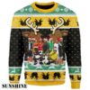 Christmas Wu Tang Clan Yellow Green Black Knitting Pattern Ugly Christmas Sweater 3 NEN1