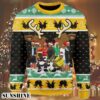 Christmas Wu Tang Clan Yellow Green Black Knitting Pattern Ugly Christmas Sweater 4 NENn