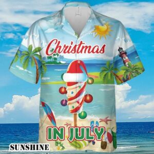 Christmas in July Hawaiian Shirt for Men Aloha Shirt Aloha Shirt