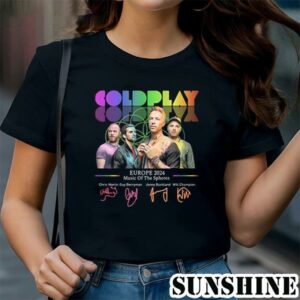 Coldplay Europe 2024 Music Of The Spheres T Shirt 1 TShirt
