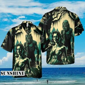 Creature from the Black Lagoon Hawaiian Shirt Movie Horror Aloha Shirt Aloha Shirt