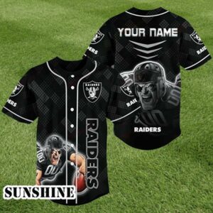 Custom Name Las Vegas Raiders Baseball Jersey For Men Women 1 1