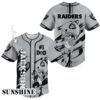 Custom Name Las Vegas Raiders NFL Baseball Jersey Shirts 3 2
