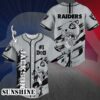 Custom Name Las Vegas Raiders NFL Baseball Jersey Shirts 4 3