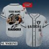 Custom Name and Number Las Vegas Raiders Baseball Jersey NFL Gifts 2 1
