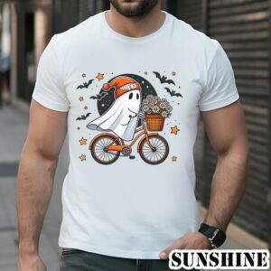 Cute Ghost On Bike Halloween Shirt 1 TShirt