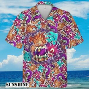 DND Monsters Hawaiian Button Up Shirt Aloha Shirt Aloha Shirt