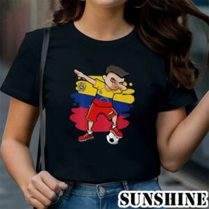 Dabbing Soccer Boy Venezuela Jersey Venezuelan Football Fans Shirt 1 TShirt