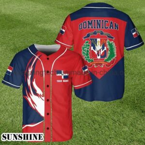 Dominican Republic Baseball Jersey Customize 1 1