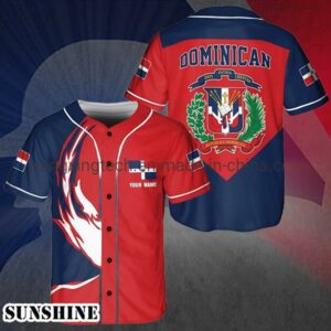 Dominican Republic Baseball Jersey Customize