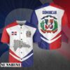 Dominican Republic Coat Of Arms Baseball Jersey 4 3