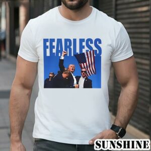 Donald Trump Shooting Fearless Shirt 1 TShirt